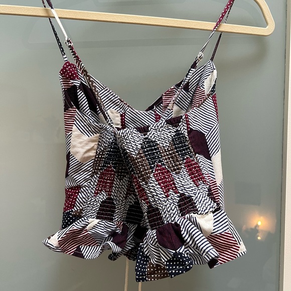 Free People Patchwork Lace Up Corset - Picture 3 of 5